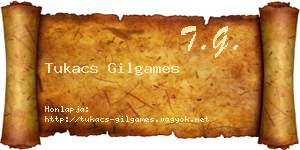 Tukacs Gilgames névjegykártya